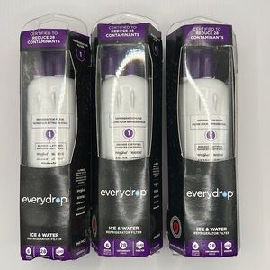 New everydrop Ice & Water Refrigerator Filter (Lot of 3)